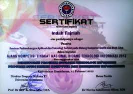 Hasil gambar untuk SERTIFIKAT IT NASIONAL