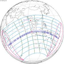 The eclipse will happen in the early morning hours on wednesday in western north america, with people in alaska and hawaii getting the best views. Solar Eclipse Of May 18 1901 Wikipedia