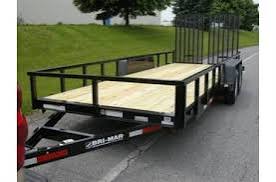 Bri Mar EH18-10LE Hdls Flatbed Trailer