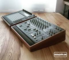 Matching Walnut Ssl X Desk Panels And Ableton Push2 Desk Stand By Mixingtable Com Home Studio Music Recording Studio Design Music Studio