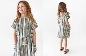 Girls Dresses Jumpsuits Online Sale Zara United States Girls Dresses Striped Knit Dress Jumpsuit Dress
