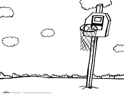 Basketball coloring pages getcoloringpages com. Printable Basketball Coloring Page 6 Coolest Free Printables