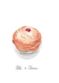 Pate A Choux Dessert Illustration Food Pastry