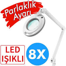6017 8 Ayarlanabilir Isik Seviyeli Masaustu Buyutec 8x