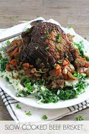 Slow Cooked Beef Brisket My Fussy Eater Easy Kids Recipes Recipe Slow Cooked Beef Brisket Slow Cooked Beef Hanukkah Food