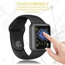 Lk 6 Pack Screen Protector For Apple Watch 42mm Series 3 2 1 44mm Series 4 Compatible Liquid Skin Max Coverage Apple Watch 42mm Snow Fashion Protector