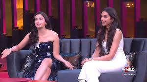 Koffeewithkaran Deepika Padukone And Alia Bhatt Discuss Ranbir Kapoor In The First Episode Of Karan Johar S Show Bollywood News Bollywood Hungama deepika padukone and alia bhatt discuss