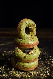 Donuts Chocolat Blanc Pistache Pistachio Cream Doughnuts Pistachio