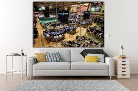 Stock Exchange Trading Canvas Stock Market Trading Print Stock Etsy In 2020 Stock Exchange Office Decor Buy Sell Trade