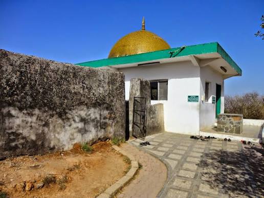 Historic religious landmark in the mountains