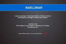 Feel free to ask for translations; The State Of Internet Censorship In Malaysia Ooni