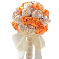 From a groom ' s corsage to epic wedding centerpieces, choosing the wedding flowers that you love is important, and should be done early on in the wedding planning process. High Quality Blue Orange Ivory Pink Purple Wedding Bouquet For Bridal Bridesmaid Bouquet De Mariage Artificial Brooch Bouquet Brooch Bouquet Wedding Bouquetpurple Wedding Bouquet Aliexpress