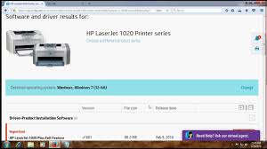 Hp Laserjet 1020 Printer Driver Download Youtube