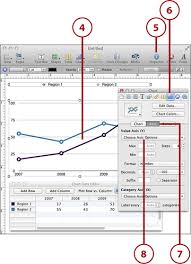 creating line graphs creating charts in pages for the mac