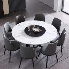 The set is available in dark wood tone with stylish and comfy cushioned dining chairs. Modern Round Dining Table For 6 Promotions