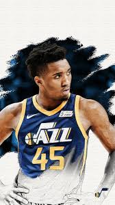 Utah jazz band (updated colors/fits as an iphone wallpaper). Donovan Mitchell Wallpapers Top Free Donovan Mitchell Backgrounds Wallpaperaccess