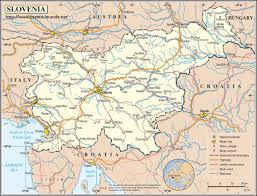 Karte Slowenien Karte Auf Land Slowenien