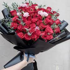 White On White Florist Ipoh Penang Kl Selangor Roses Bouquet Gift Red Rose Bouquet Flowers Bouquet Gift