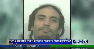 2 men arrested for throwing rocks onto Seattle freeways