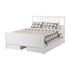 Hemnes Bed Frame With 4 Storage Boxes White Stain Luroy Ikea Ikea Hemnes Bed Bed Frame With Storage Hemnes Bed