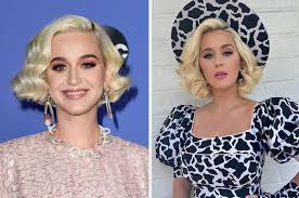 Katy perry issues 'red alert' while showing brunette look on instagram ahead of american idol finale. New Mom Katy Perry Returns To American Idol In A Cow Outfit