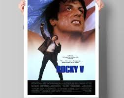 Rocky V, Sylvester Stallone, Rocky Balboa High Quality Vintage Movie  Poster, Premium Semi-glossy Paper