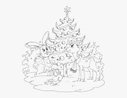 More 100 images of different animals for children's creativity. Christmas Animals Coloring Pages Hd Png Download Kindpng
