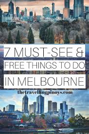 7 Fun And Free Things To Do In Melbourne Australia The Travelling Pinoys Travel Destinations Australia Melbourne Travel Australia Travel