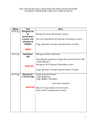 Teks pengacara majlis pertandingan kawad kaki. Doc Teks Pengacara Majlis Anugerah Kecemerlangan Anisa Syahida Academia Edu