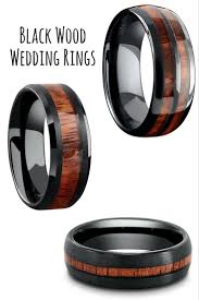 Mens Black Tungsten Wedding Rings Durable And Waterproof A Wedding Ring For The Outdoorsmen Wood Wedding Ring Black Tungsten Wedding Ring Tungsten Wood Rings