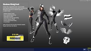 Battle royale game mode by epic games. Fortnite Shadows Rising Skin Bundle Is Now Available In A Few Countries Dot Esports