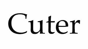 That is the correct spelling, cuter (more cute). How To Pronounce Cuter Youtube