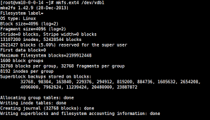 Kingsoft Cloud-Documentation-Format a data disk (< 2 TB)