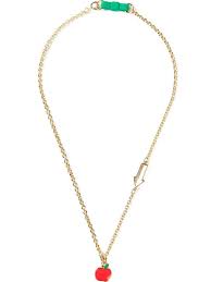Marc By Marc Jacobs Bow Tie With Apple Necklace 63 Necklace Red Bow Tie Marc Jacobs