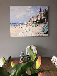 de promenade van trouville claude monet op canvas behang poster en meer claude monet behang monet