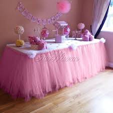 Pink Morbidezza Tutu Table Skirt Wedding Baby Shower Table Cover Decor 80 X100cm Ebay Home Garden Tutu Table Tutu Table Skirt Tulle Table Skirt
