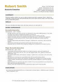 How do i format my resume? Accounts Executive Resume Samples Qwikresume