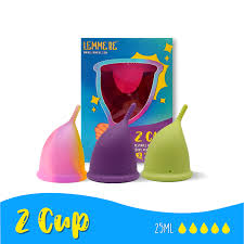Lemme Be Z Cup - Reusable Menstrual Cup | Small Size, Ultra Soft and Rash  Free, FDA Approved | 20ml (Small, Purple)