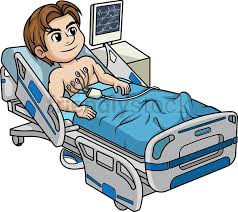 Young couple gets special medical exam. Man Undergoing An Ecg Cartoon Clipart Vector Friendlystock Medical Clip Art Graffiti Characters Cartoon Clip Art