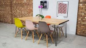 Wooden dining table with metal legs ukcat exam. Oak Dining Table