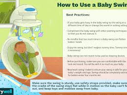 How To Use A Baby Swing