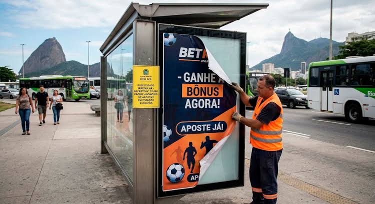 Rio proíbe publicidade de bets em espaços públicos e mídias externas