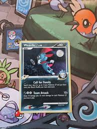 Weevil uses an insect deck. Mavin Pokemon Card Holo Rare Weavile G Platinum 17 127