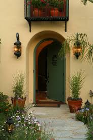 Spanish style house plans central courtyard. Spanish Colonial Revival Entry Door Houzz