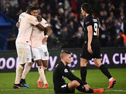 Duel psg vs mu ini bak final kepagian. Manchester United Into Champions League Quarter Finals After Last Gasp Penalty At Psg Football News