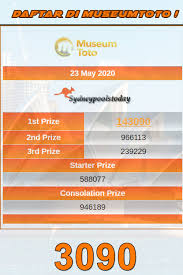 Hasil Togel Online Sydney Pools Sabtu 23 Mei 2020 Museumtoto Sydney Australia 24 Mei