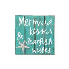 Novica Hand Made Green Wood Beach Sign From Indonesia Beach Wood Signs Beach Signs Mermaid Wall Art