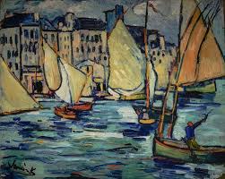 Maurice De Vlaminck Le Havre Le Grand Quai 1906 At Saint Louis Art Museum St Louis Mo Fauvism Art Art Sailboat Art