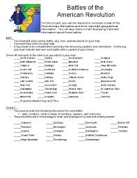 revolutionary battle chart and map rubric doc google drive