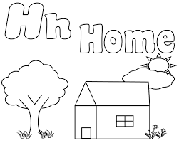 Letter H Coloring Pages For Preschoolers Coloring Pages Free Printable Letters Printable Coloring Book